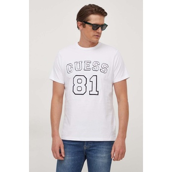 Guess Памучна тениска Guess в бяло с апликация M4RI22 K8FQ4 (M4RI22.K8FQ4)