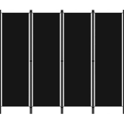 vidaXL Paraván 320722 černý 200 x 180 cm