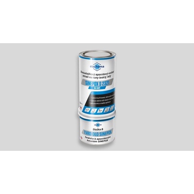 Sincolor Epoxidový vrchný email S 2321 na vane, dvojzložkový vrchný lesklý email 1000 biely 1,4kg, 1,4kg