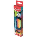 Maped Maped: Black Peps Energy триъгълни графитни моливи с гума, HB - 12 бр
