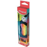 Maped Maped: Black Peps Energy триъгълни графитни моливи с гума, HB - 12 бр
