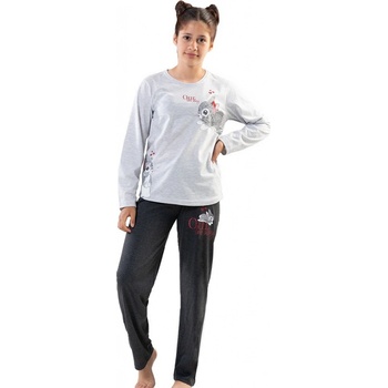 Dívčí pyžamo s králíčkem 1F0798 šédé