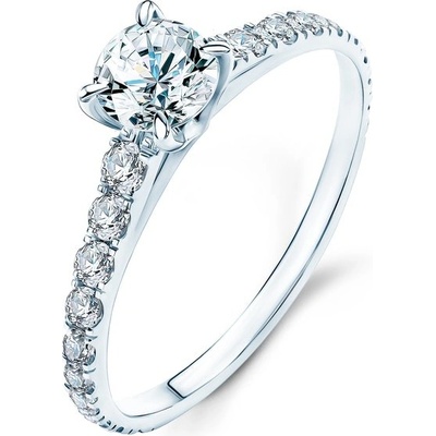 Savicki Zásnubný prsteň Share Your Love biele zlato diamant SYL P5 D B