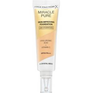 MAX Factor Miracle Pure Skin-Improving Foundation дълготраен фон дьо тен с овлажняващо действие 33 Crystal Beige 30 ml