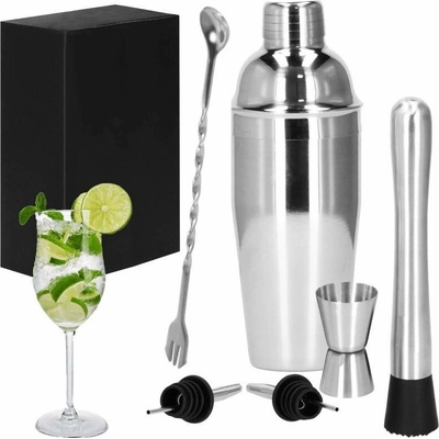 Barmanská sada 6 dílů, nerezová SPRINGOS LOUNGE