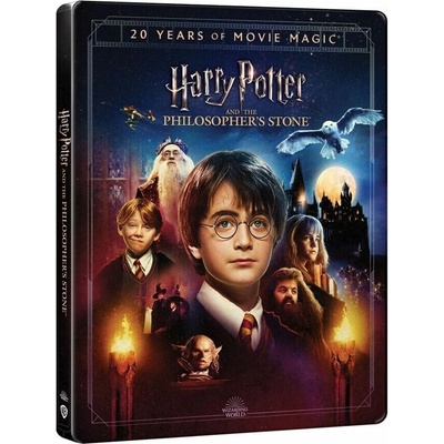 Harry Potter a Kámen mudrců 20. výročí 4K+BD+BD Magical movie mode Steelbook