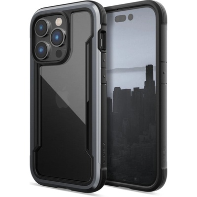 Raptic Кейс Raptic X-Doria Shield Case за iPhone 14 Pro, брониран гръб, черен