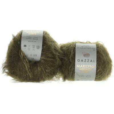 Gazzal Marilyn & Merinos Lurex 8286 L khaki