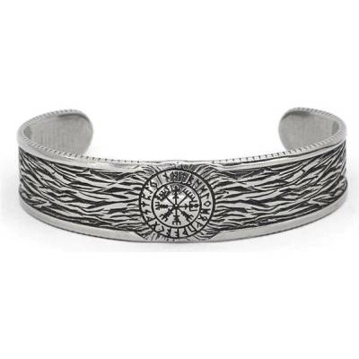 Impress Jewelry náramek z chirurgické oceli Vegvísir Vikingský kompas 2408301108002867