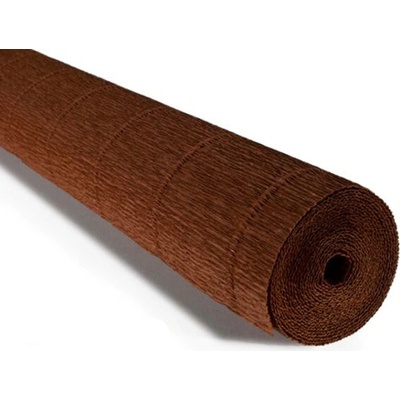 Italský krepový papír Cartotecnica Rossi 180g (50 x 250cm) - hnědá 568
