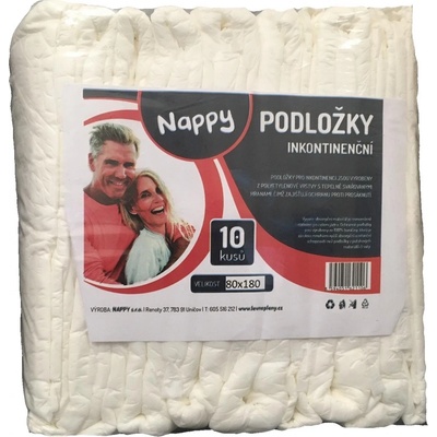 Nappy inkontinenčné podložky 80×180 cm 10 ks