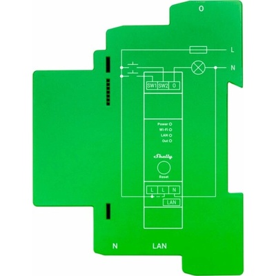 Shelly Pro Dimmer 1PM - stmívací modul (LAN, WiFi, Bluetooth)