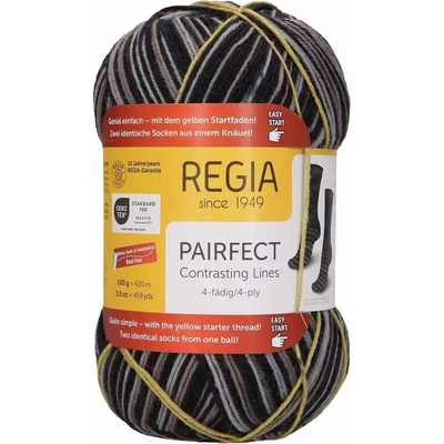 Regia 4-Ply Pairfect Contrasting Hunter Color 2305