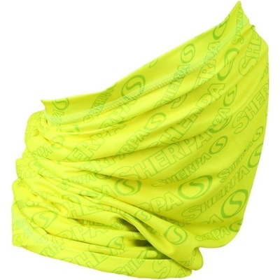 multifunkční nákrčník Sherpa Roger neon yellow Žlutá