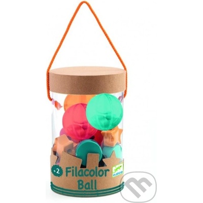 Djeco Drevené korálky Filacolor loptičky