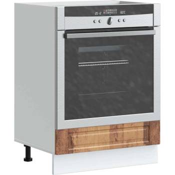 vidaXL Шкаф за фурна, Porto, старо дърво, инженерно дърво (854005)