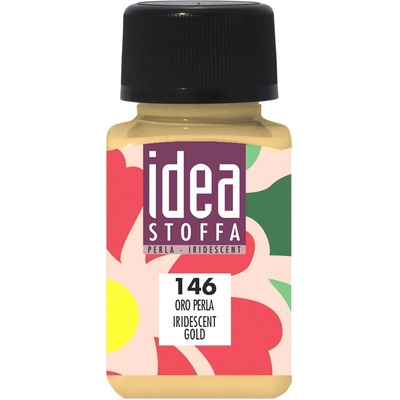 Maimeri Idea Stoffa Боя за плат Iridescent Gold 60 ml 1 бр (M5014146)
