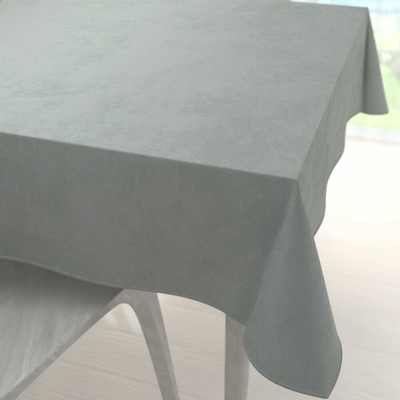 Biante Sametový čtvercový ubrus Velvet Premium SVP-046 Světle šedý 100x100 cm