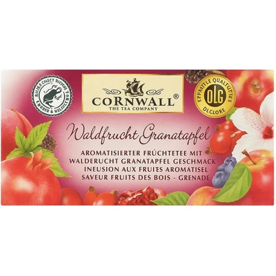 Cornwall Ovocný čaj Lesní ovoce a granátové jablko 25 sáčků 62,5 g