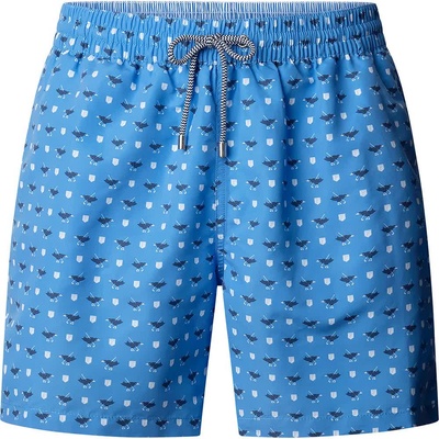 Faconnable Бански гащета Façonnable Birdie swimming shorts - Blue (Regal Blue)