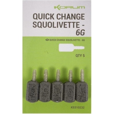 Korum Zátěž Quick Change Squolivettes 8g 5ks