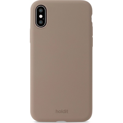 Holdit Гръб Holdit Silicone Case за iPhone X/Xs - Mocha Brown