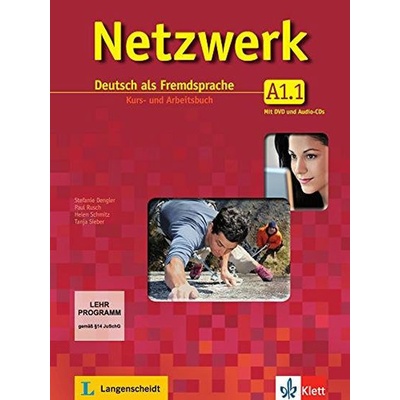 Netzwerk A1.1 kombinovaná učebnica nemčiny a PZ vr. 2 audioCD a DVD
