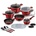 Berlinger Haus Burgundy Metalic Line 18 pcs (BH/7035)