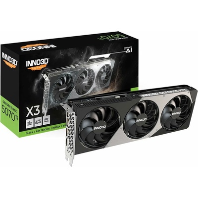 Inno3D GeForce RTX 5070 Ti X3 OC 16GB GDDR7 N507T3-16D7-176068N