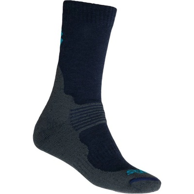 Sensor ponožky EXPEDITION Merino Wool tmavě modrá/šedá