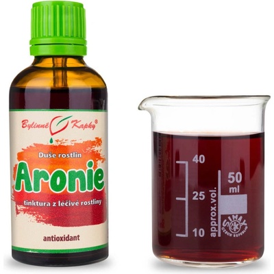 Bylinné kapky Arónie Černý jeřáb kapky tinktura 50 ml