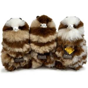 Inkari INKARI Плюшена играчка Алпака Medium limited edition Кафява Зебра 32см (INK3017)