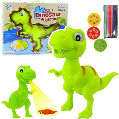 Leantoys Projektor do malowania Dinozaur Rzutnik 2w1