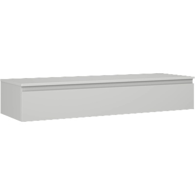 Mexen Orio шкафче за баня под мивка 140 см с плот, 1 чекмедже, сиво мат - 91A10-14023-1-BFC62 (91A10-14023-1-BFC62)