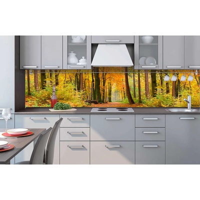 Dimex KI260-045 Samolepící fototapeta do kuchyně Autumn Forest rozměry 260 x 60 cm
