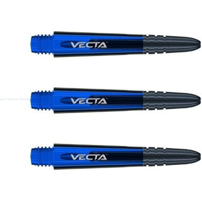 Winmau Vecta plastové s hliníkovým topem modré krátké