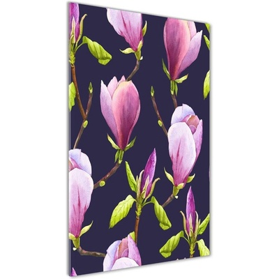 Vertikálny foto obraz sklenený Magnolie 50x100 cm
