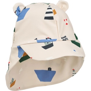 LIEWOOD Детска шапка с козирка LIEWOOD Kid's Senia Sun Hat with Ears Cap - Sailing / Sandy - размер 51-52 cm (904-5592-0217)