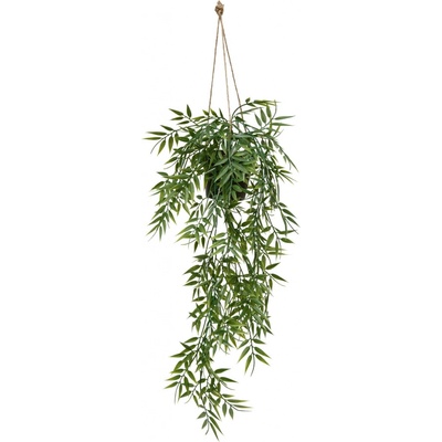 Atmosphera Závěsný bambus v květináči LIORA, 67 cm