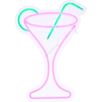 Atmosphera - LED неонова стенна декорация COCTAIL LED/5V (P7191)
