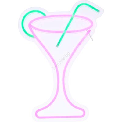 Atmosphera - LED неонова стенна декорация COCTAIL LED/5V (P7191)