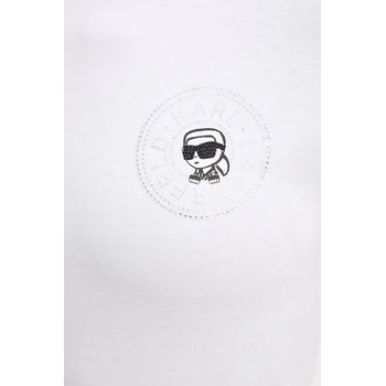 Karl Lagerfeld тениска дамска памучна IKON (B2W17026)
