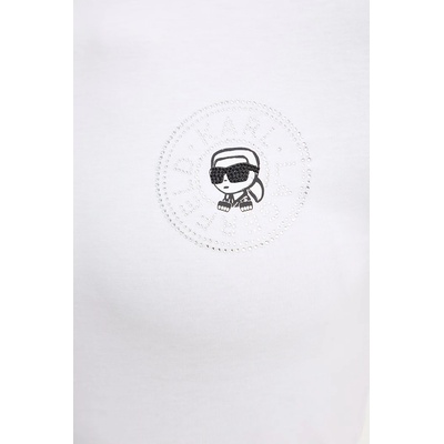 Karl Lagerfeld тениска дамска памучна IKON (B2W17026)