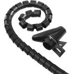 Hama Шлаух спирала черна Easy Cover 2.5 m x 20 mm (HAMA-220996) - sigmatronic