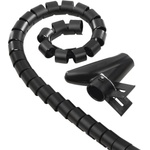 Hama Шлаух спирала черна Easy Cover 2.5 m x 20 mm (HAMA-220996) - sigmatronic