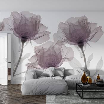 Image 1 of Decono Фототапет Лилави Макове
