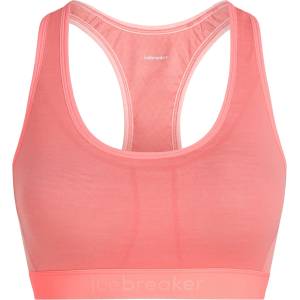 Icebreaker Дамски спортен сутиен Icebreaker Women's 125 Zoneknit Racerback Bra Sports bra - Acid Pink - размер XS (114-3265-0311)