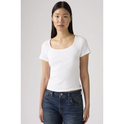 LEVI'S® Dámske tričko Essential Square Neck Tee 003PU-0000 Biela
