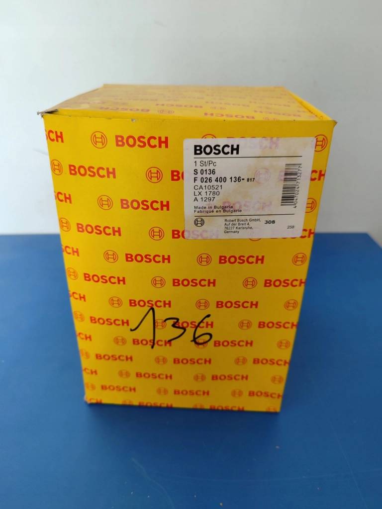 Bosch Luftfiltereinsatz F026400136 – 157 Mm Durchmesser, 211 Mm Höhe, Kompatibel Mit Vielen Herstellern