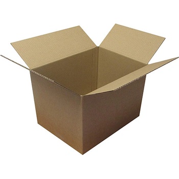 Obaly z kartónu Klopová krabica 3VL / 25ks - 430x310x150mm hnedá